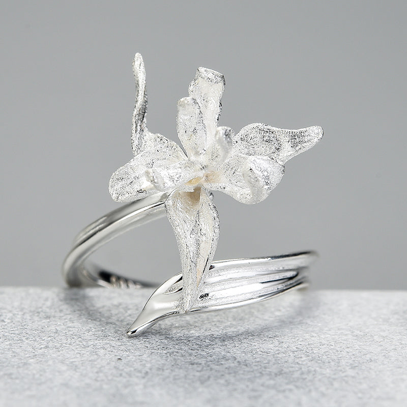 925 Sterling Silber Ring Iris