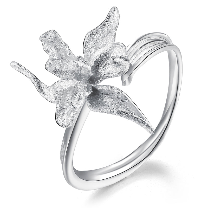 925 Sterling Silber Ring Iris