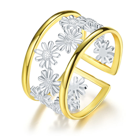 Daisy 925 Sterling Silber Ring