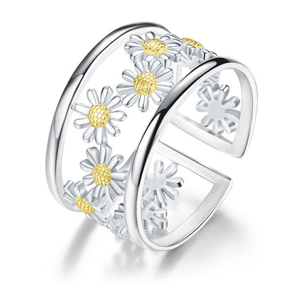 Daisy 925 Sterling Silber Ring
