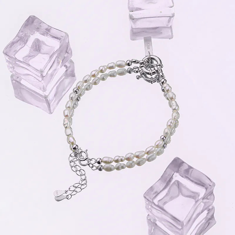 Perlen Silber Bracelet