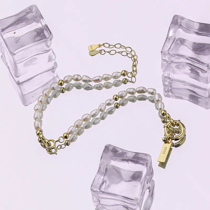 Perlen Silber Bracelet